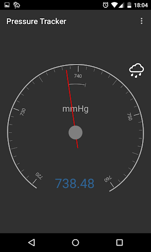 Barometer + pressure tracker - عکس برنامه موبایلی اندروید