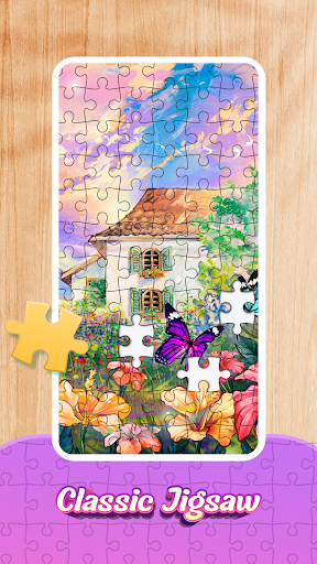 Jigsawscapes® - Jigsaw Puzzles - Gameplay image of android game