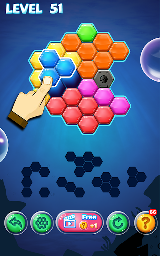block puzzle - Gameplay image of android game
