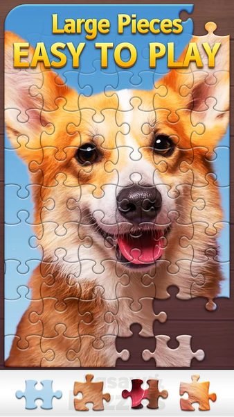 Amor Jigsaw - Seniors Game - Gameplay image of android game