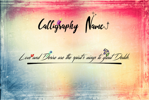 Calligraphy Name - Image screenshot of android app