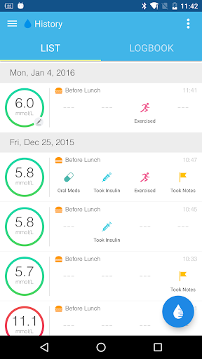 iHealth Gluco-Smart - عکس برنامه موبایلی اندروید