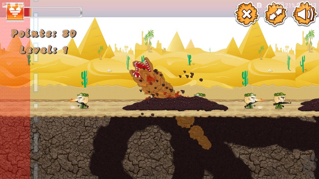 Cannibal dragon - Gameplay image of android game