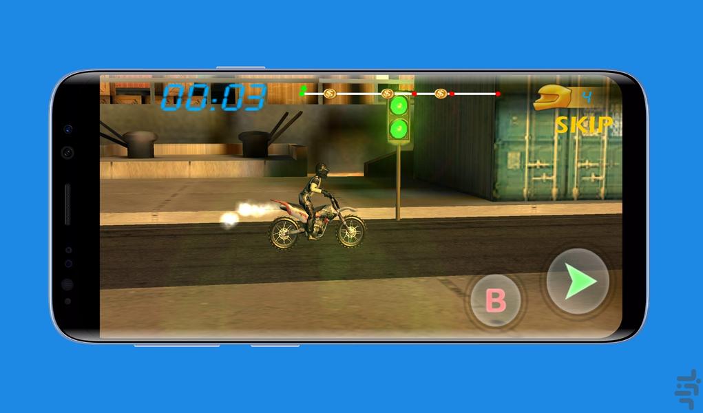 موتور بازی عبور از مانع - Gameplay image of android game