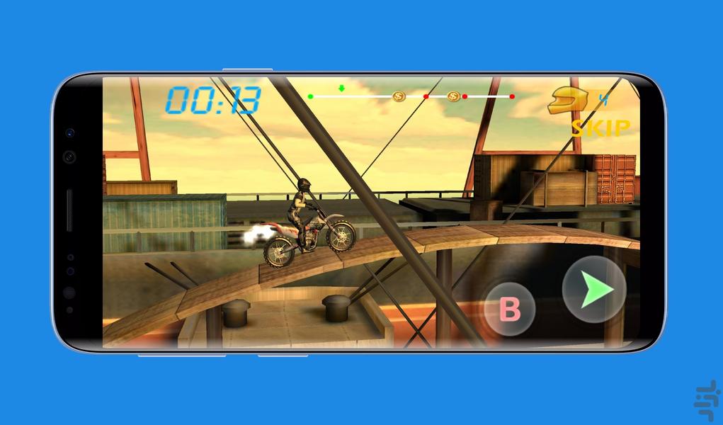 موتور بازی عبور از مانع - Gameplay image of android game