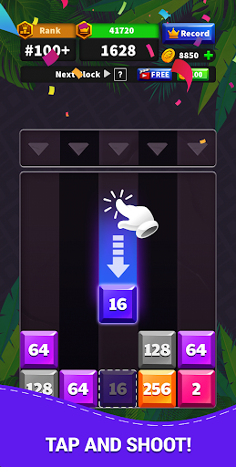 Drop Numbers 2048 - عکس بازی موبایلی اندروید