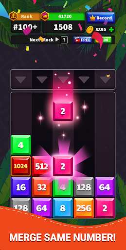 Drop Numbers 2048 - عکس بازی موبایلی اندروید