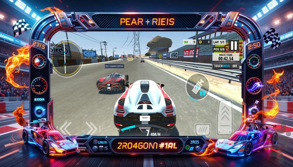 ماشین بازی اسپرت - عکس بازی موبایلی اندروید