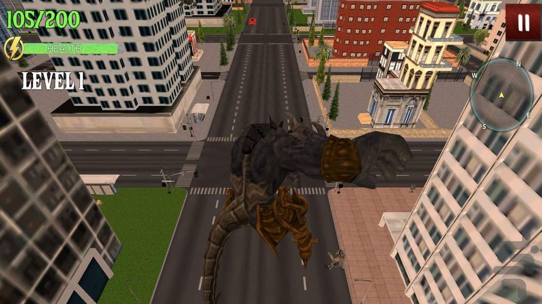 بازی غول خشمگین - Gameplay image of android game