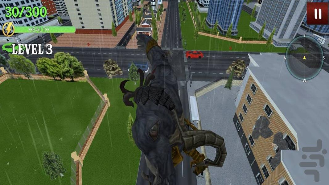 بازی غول خشمگین - Gameplay image of android game