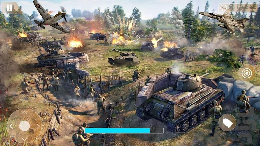 بازی تانک جنگی - Gameplay image of android game