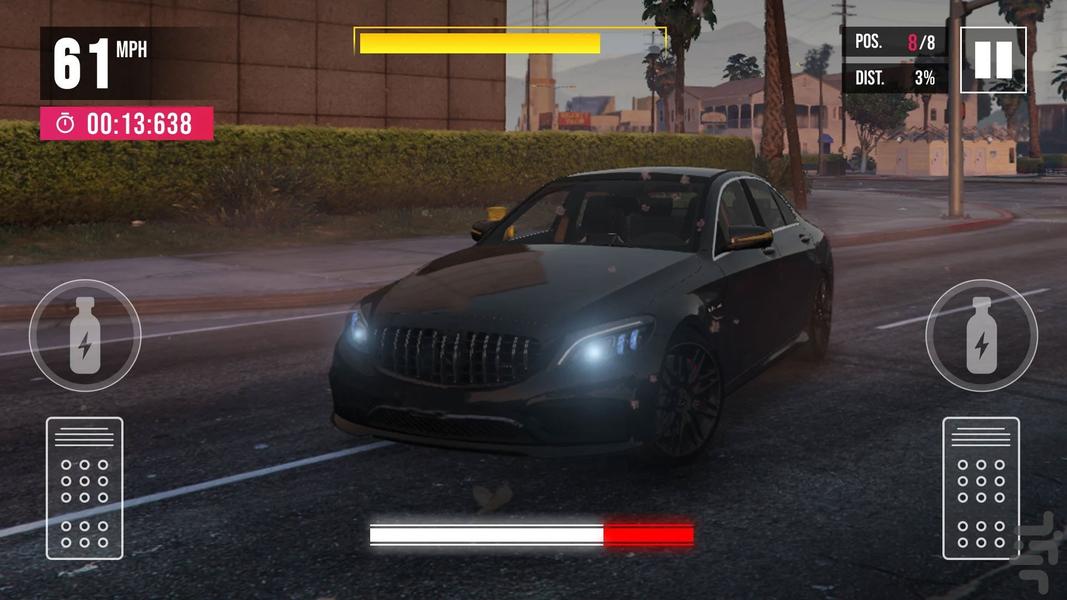 بازی رانندگی با مرسدس بنز - Gameplay image of android game