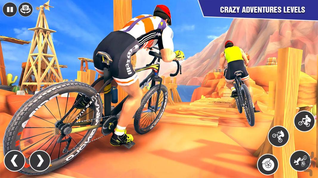 مسابقات دوچرخه سواری | بازی جدید - عکس بازی موبایلی اندروید