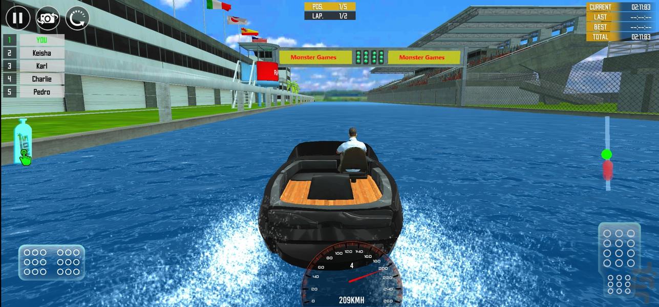 بازی جدید قایق سواری - Gameplay image of android game