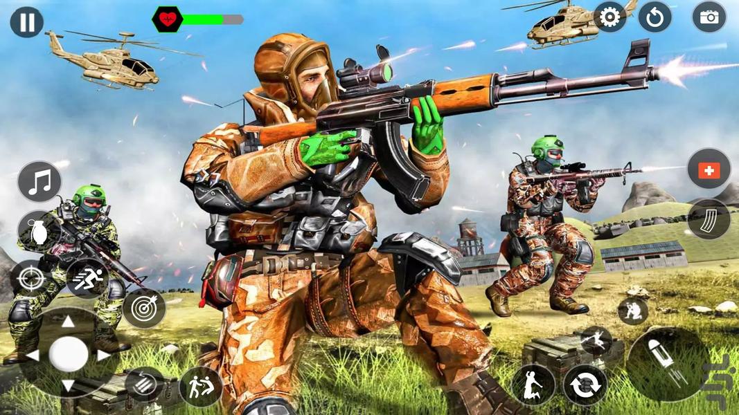 بازی تفنگی نیروی ویژه - Gameplay image of android game