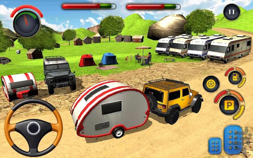 بازی کمپ ماشینی | کامیون کمپر - Gameplay image of android game