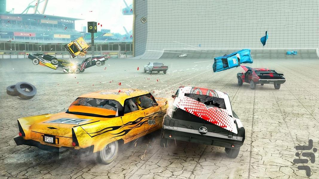 بازی ماشین تصادفی - Gameplay image of android game