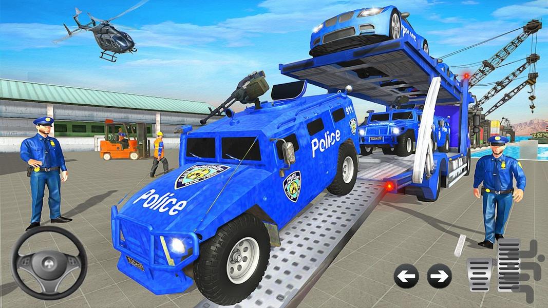 بازی ترانزیت ماشین پلیس - Gameplay image of android game