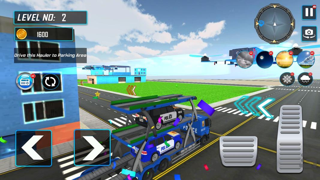 بازی ترانزیت ماشین پلیس - Gameplay image of android game