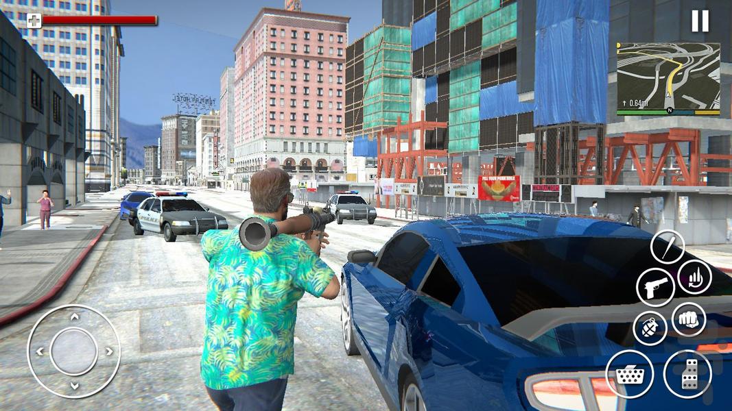 بازی گنگستر در شهر | جدید - Gameplay image of android game