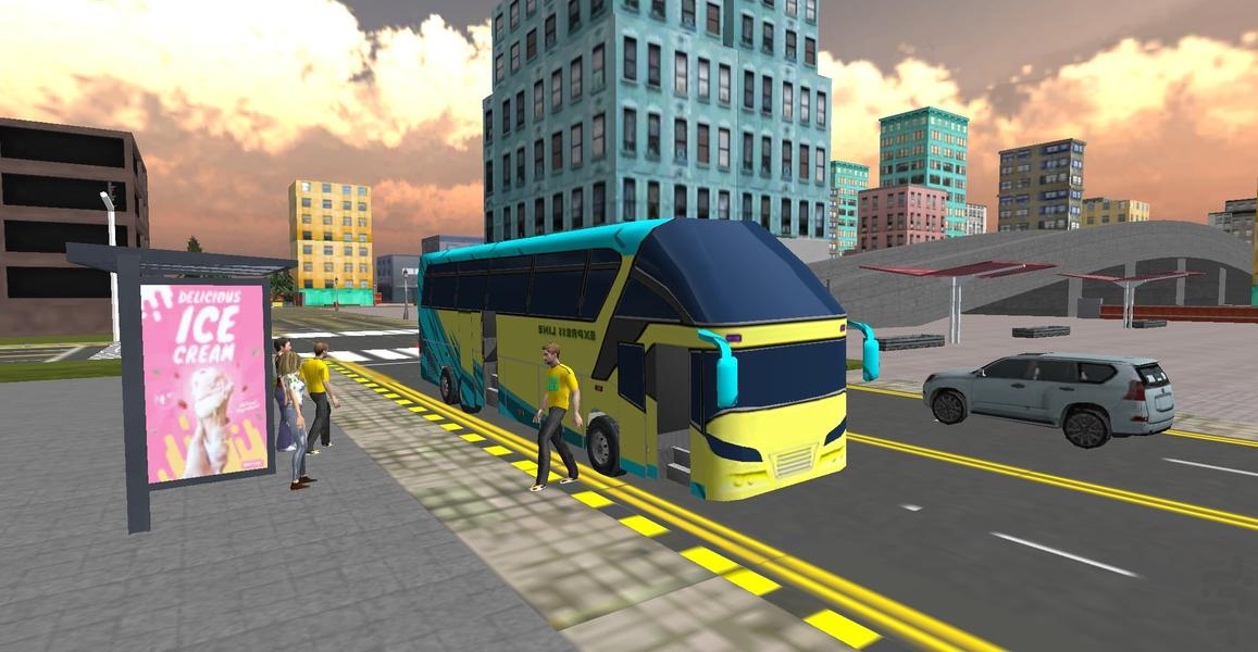 بازی اتوبوس سواری |رانندگی با اتوبوس - عکس بازی موبایلی اندروید