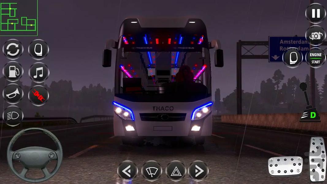 بازی اتوبوس سواری |رانندگی با اتوبوس - عکس بازی موبایلی اندروید