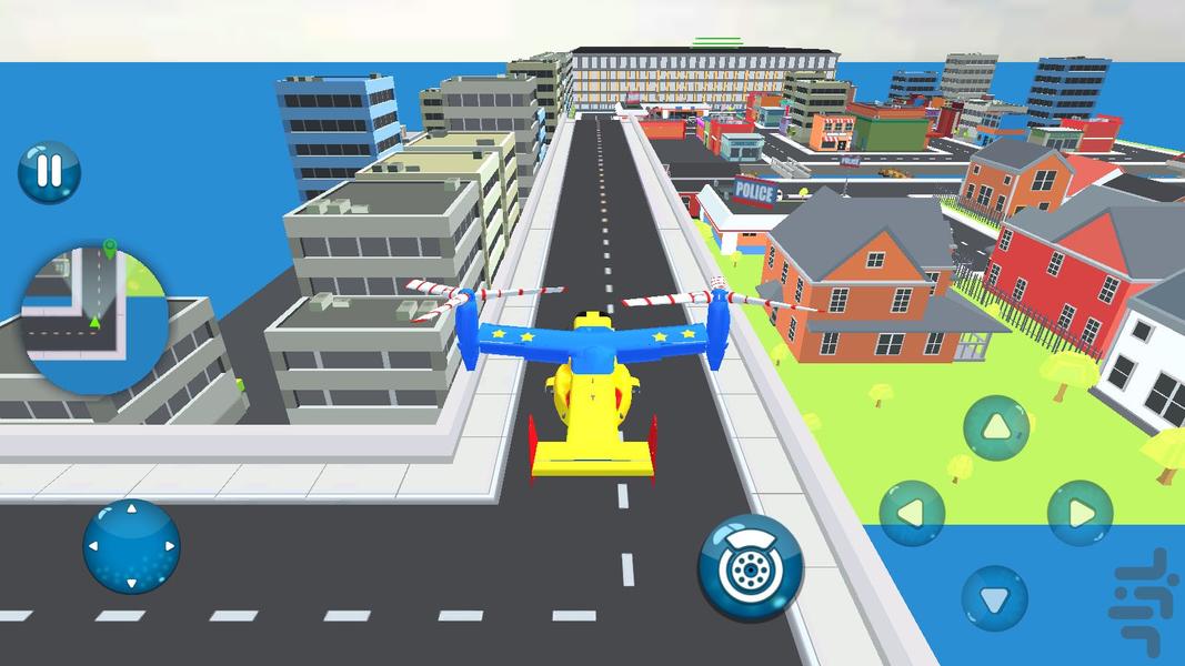 بازی ماشین انتقال زندانیان - Gameplay image of android game