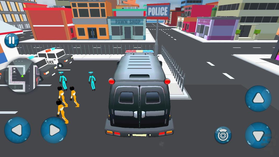 بازی ماشین انتقال زندانیان - Gameplay image of android game