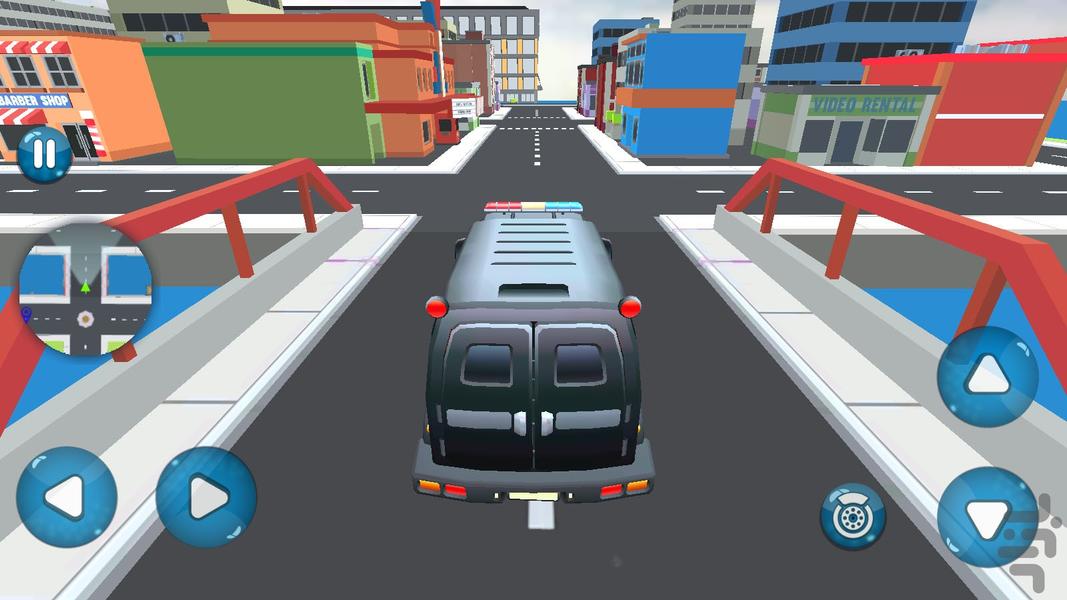 بازی ماشین انتقال زندانیان - Gameplay image of android game