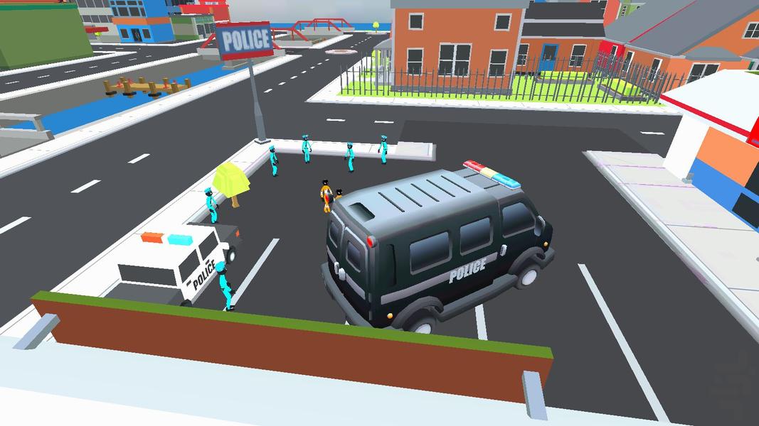 بازی ماشین انتقال زندانیان - Gameplay image of android game