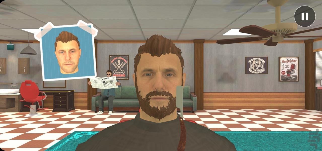 بازی جدید ارایشگاه پسرانه - Gameplay image of android game