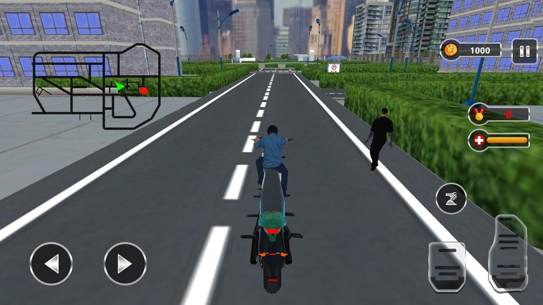 بازی تاکسی موتوری - Gameplay image of android game