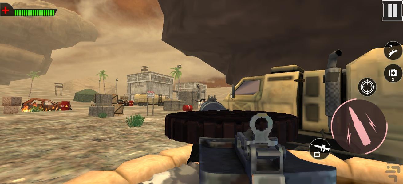 بازی تیراندازی با رگبار - Gameplay image of android game