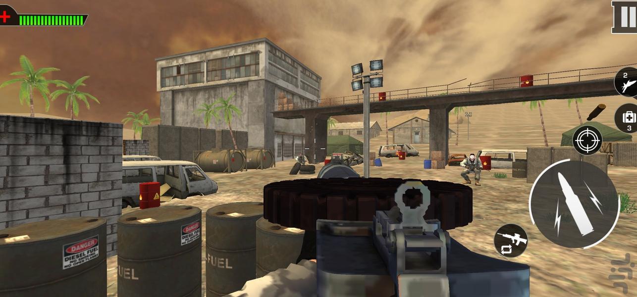 بازی تیراندازی با رگبار - Gameplay image of android game