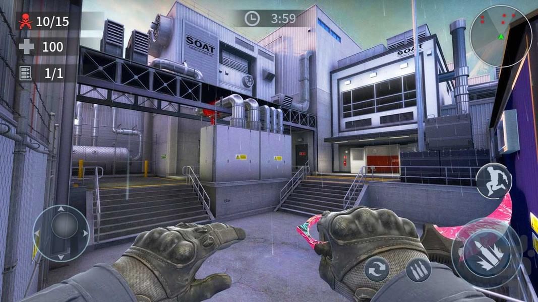 بازی تیراندازی با رگبار - Gameplay image of android game