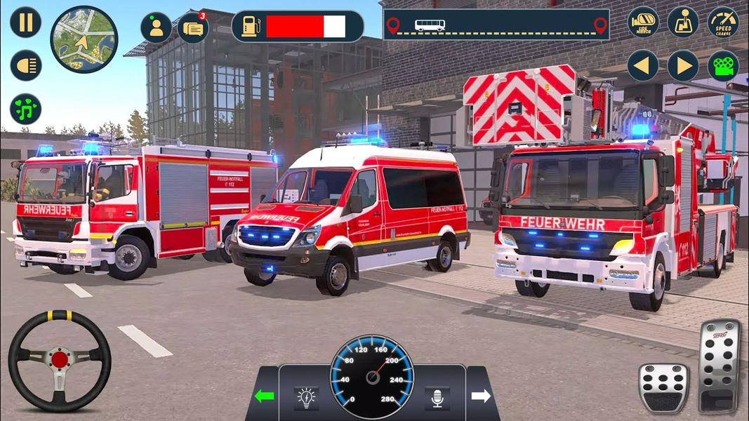 بازی رانندگی با آمبولانس | مرحله ای - عکس بازی موبایلی اندروید