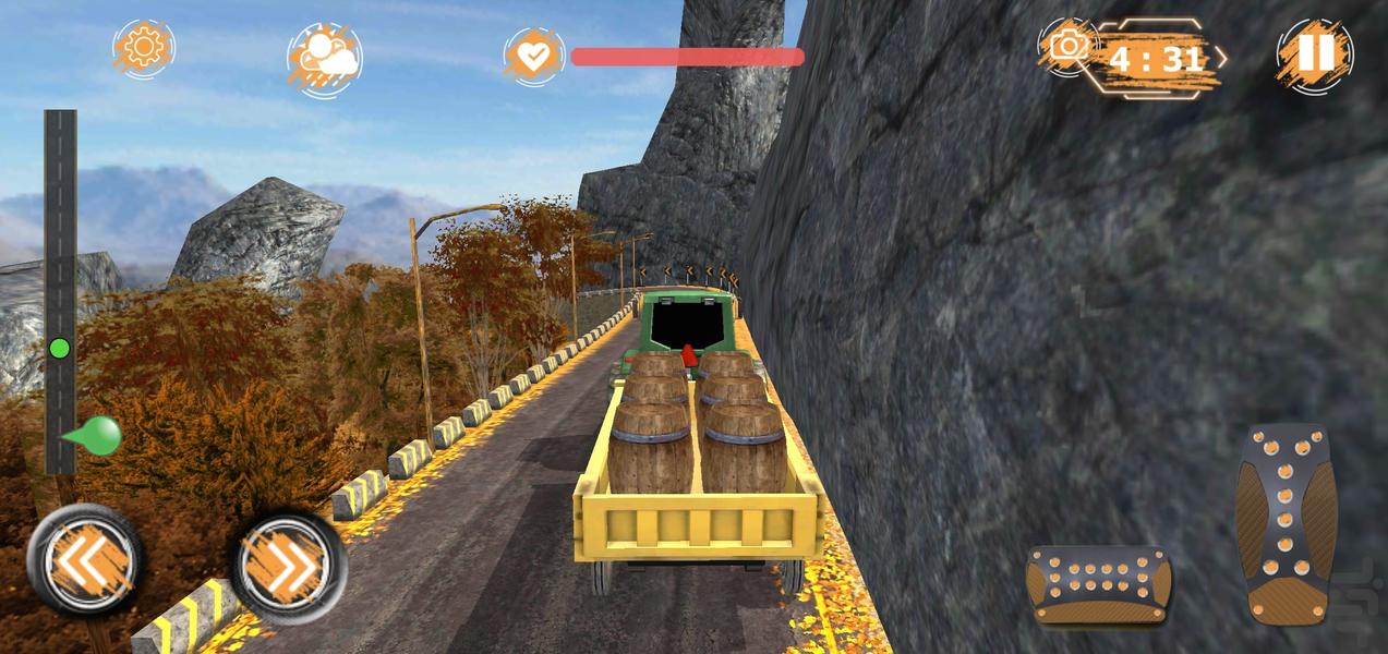 بازی آفرود با ماشین سنگین - Gameplay image of android game