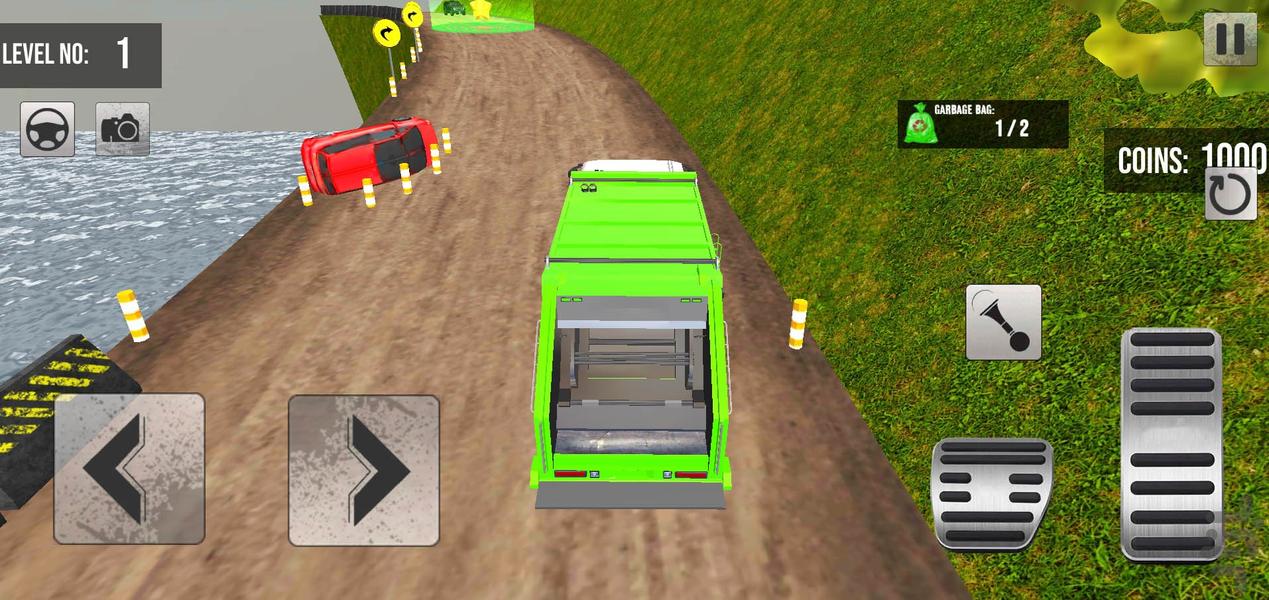 بازی ماشین حمل زباله - Gameplay image of android game