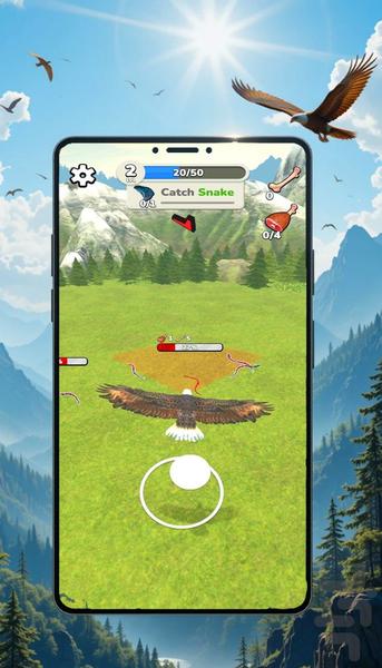 بازی عقاب جنگل | شکارچی آسمان - Gameplay image of android game