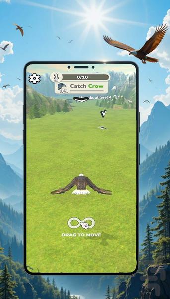 بازی عقاب جنگل | شکارچی آسمان - Gameplay image of android game