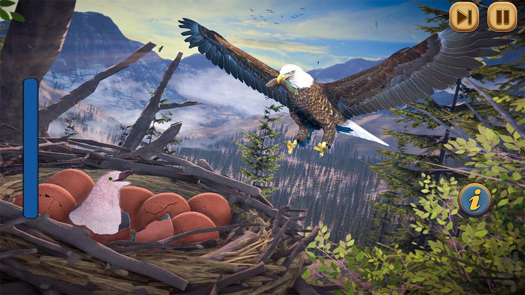 بازی عقاب جنگل | شکارچی آسمان - عکس بازی موبایلی اندروید