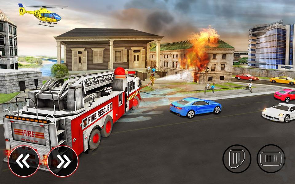 بازی ربات آتش نشان | بازی جدید - Gameplay image of android game