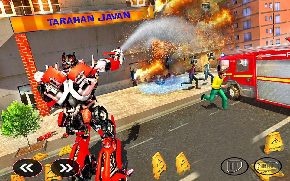 بازی ربات آتش نشان | بازی جدید - Gameplay image of android game
