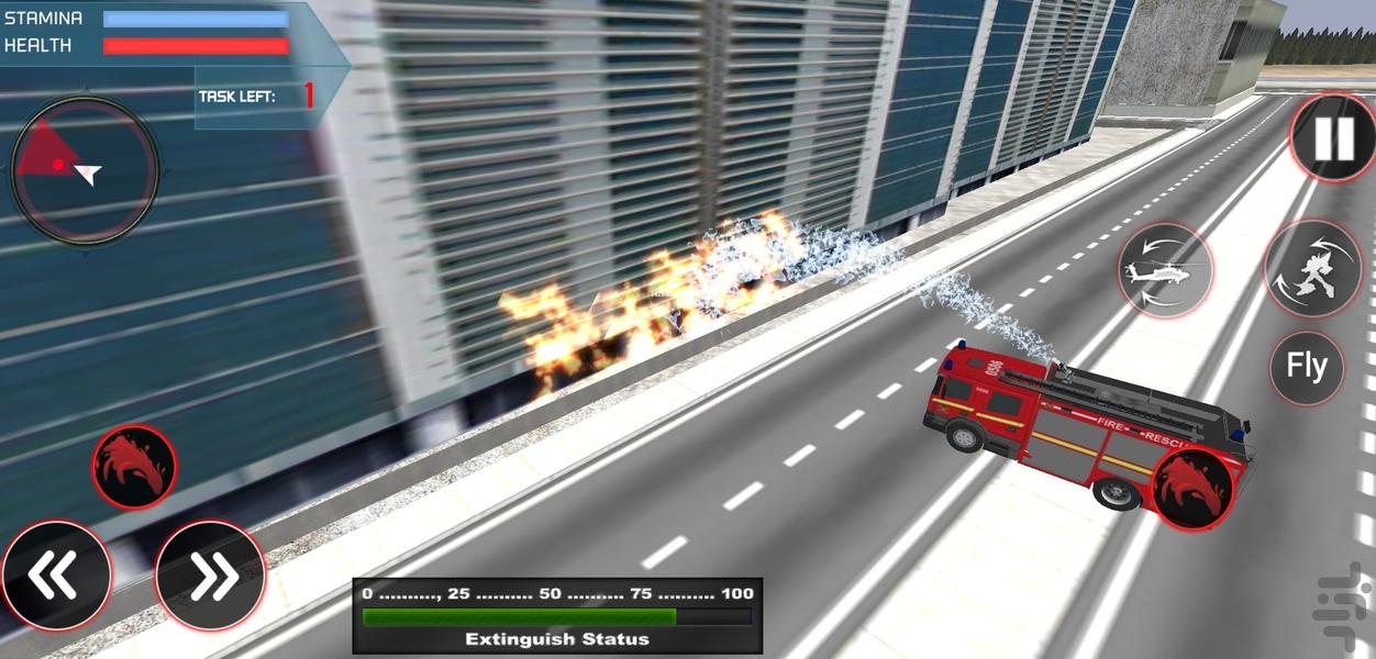 بازی ربات آتش نشان | بازی جدید - Gameplay image of android game