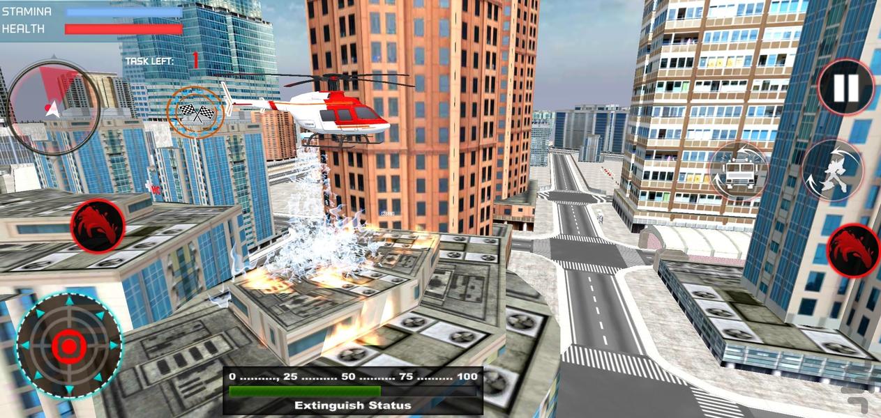 بازی ربات آتش نشان | بازی جدید - Gameplay image of android game