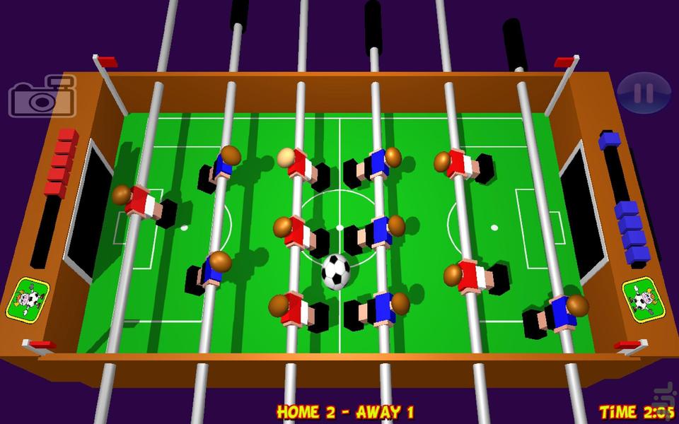 بازی فوتبال دستی - Gameplay image of android game