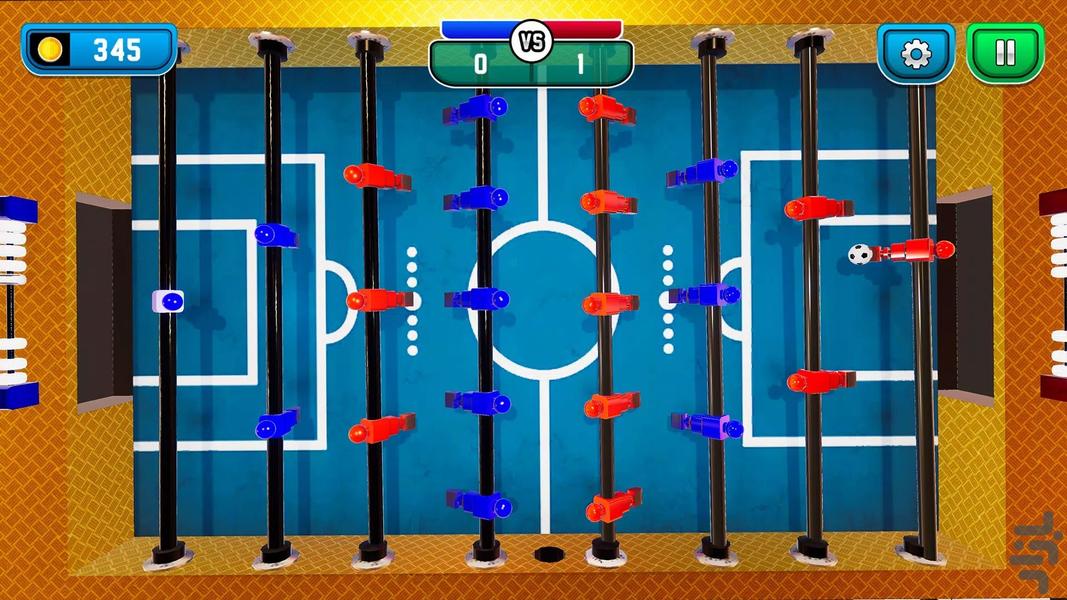 بازی فوتبال دستی - Gameplay image of android game