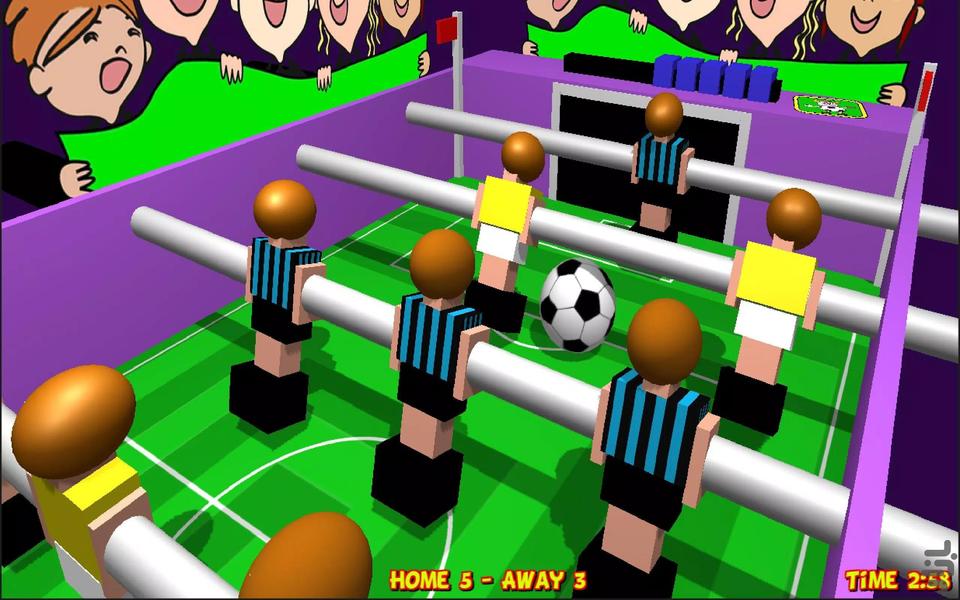 بازی فوتبال دستی - Gameplay image of android game