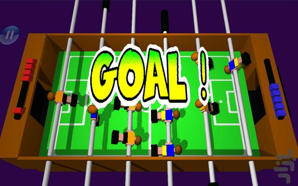 بازی فوتبال دستی - Gameplay image of android game