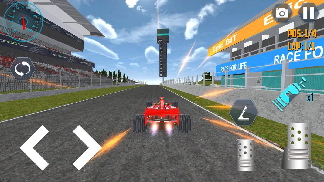 بازی ماشین مسابقه - Gameplay image of android game
